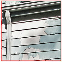 Siding that is peeling