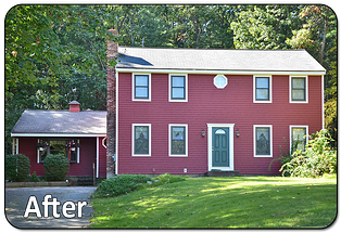 Cabernet Red Composite Siding